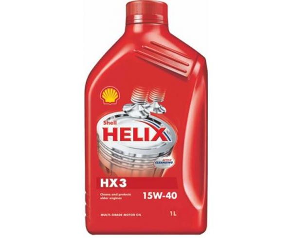 Минеральное моторное масло Shell Helix HX3 15w-40 1л